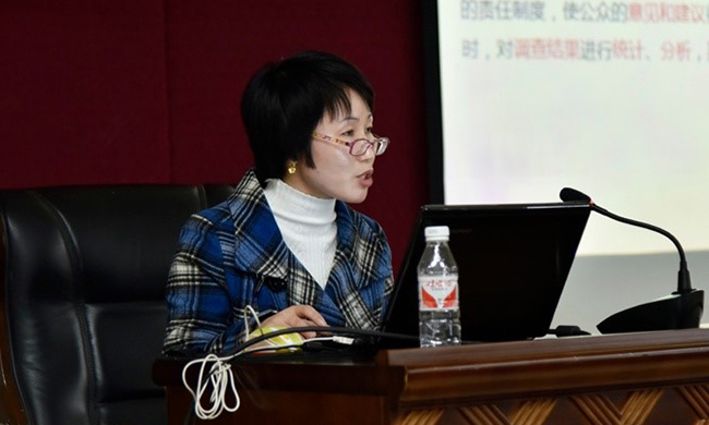 OETY欧亿体育互联政府网站评测研究中心副主任王玲受邀出席“广西壮族自治区住房城乡建设视频会议系统及政府网站建设工作会议”，并对参会人员作专题培训。