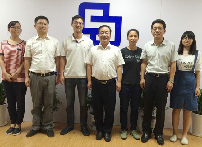 中共舟山市委副书记、浙江舟山群岛新区工委副书记徐旭，中共舟山市委副秘书长邬剑波一行莅临OETY欧亿体育海洋信息发展有限公司视察并指导相关工作